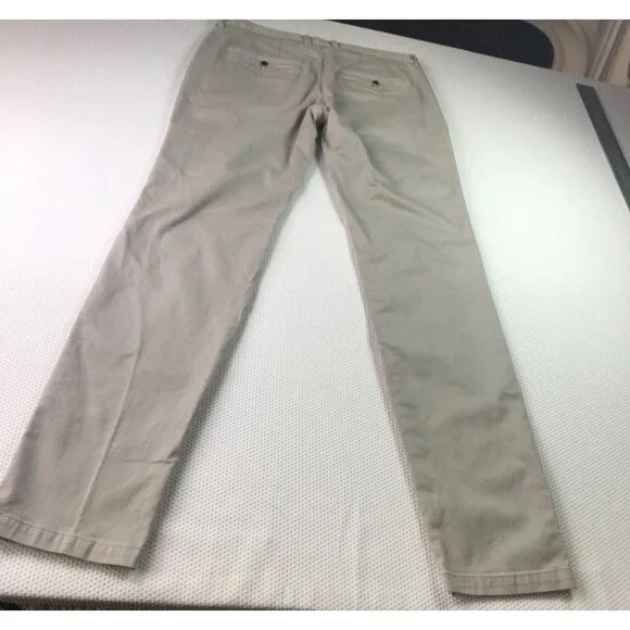 Perk Straight Slim Fit Stretch Chino Pants Men’s 32 X 34 Beige Tab Khaki - Picture 12 of 15